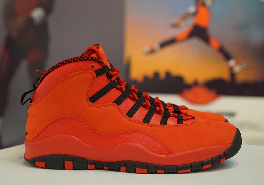 Steve Weibe Air Jordan 10 Red Black