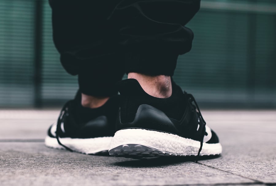 Undefeated adidas Ultra Boost Black B22480 On Feet