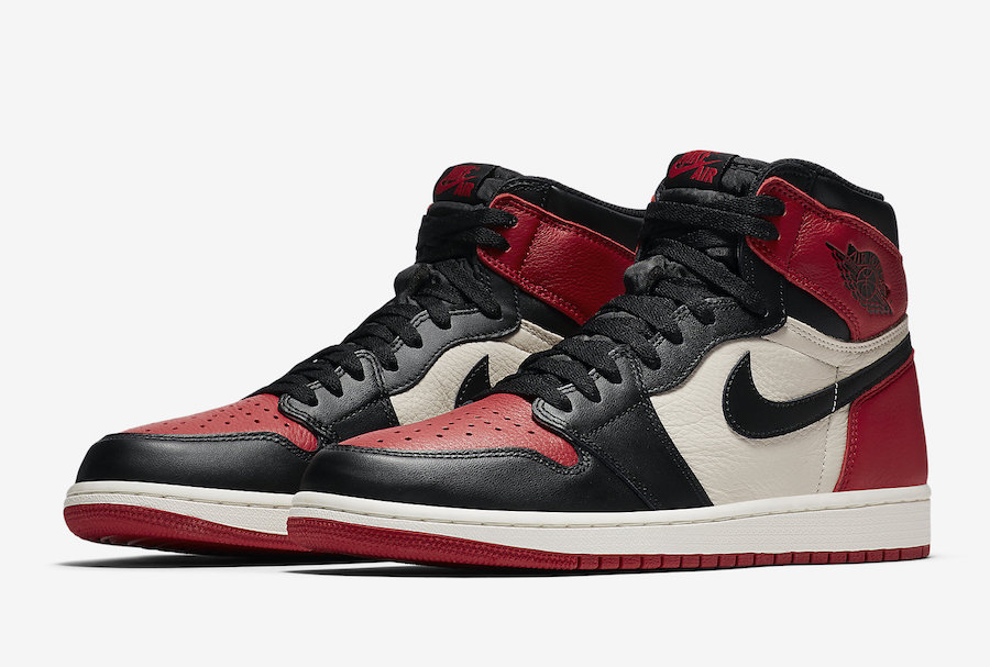 Air Jordan 1 Retro High OG Bred Toe 555088-610