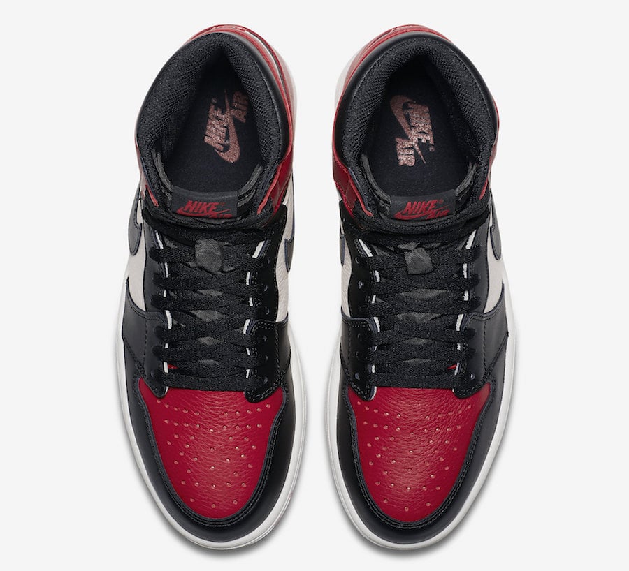 Air Jordan 1 Retro High OG Bred Toe 555088-610