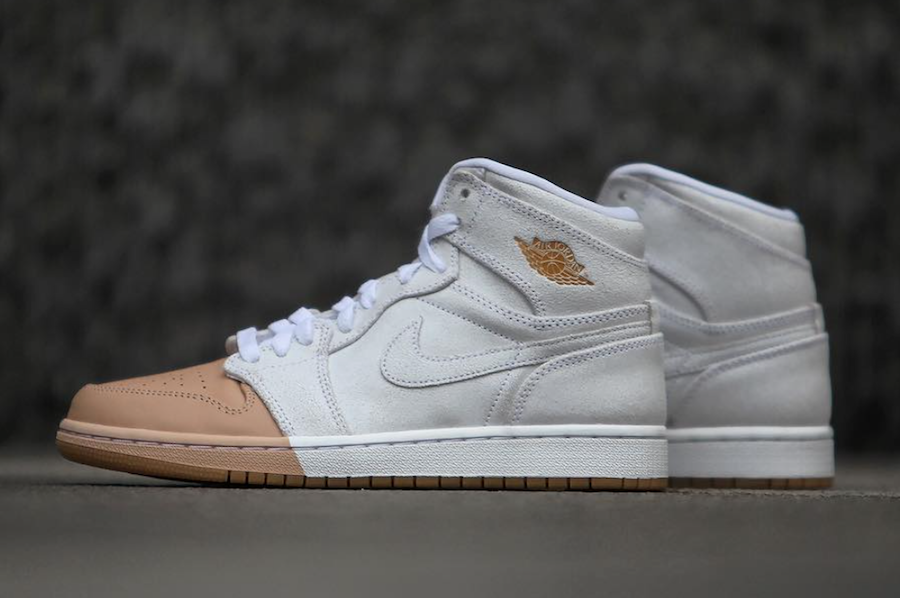 Air Jordan 1 Tan Dipped Toe Pack