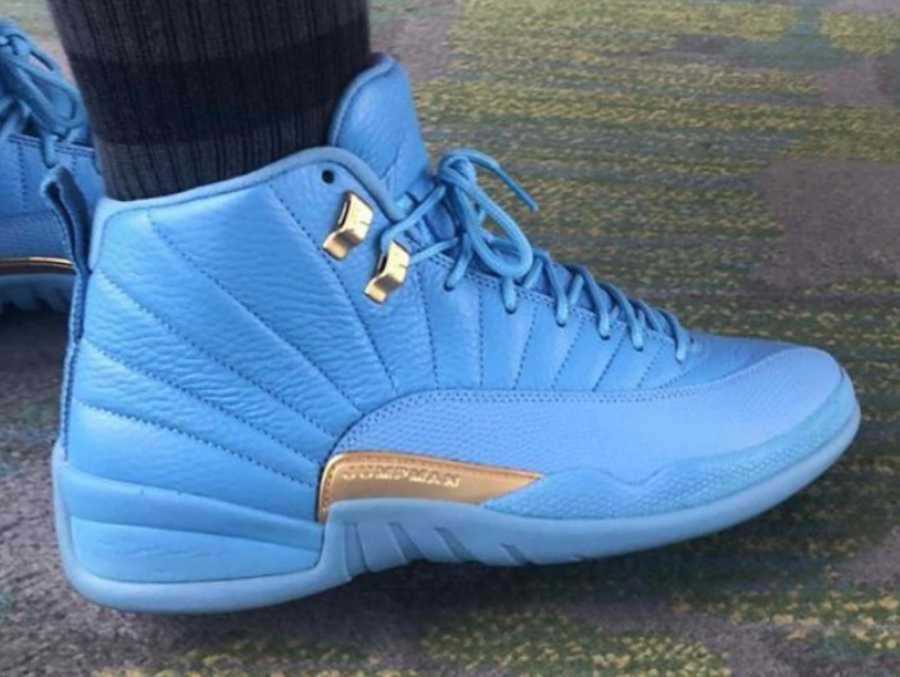 jordan 12 blue and yellow