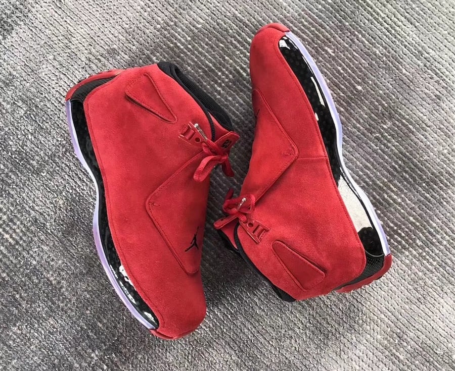 red suede 18s