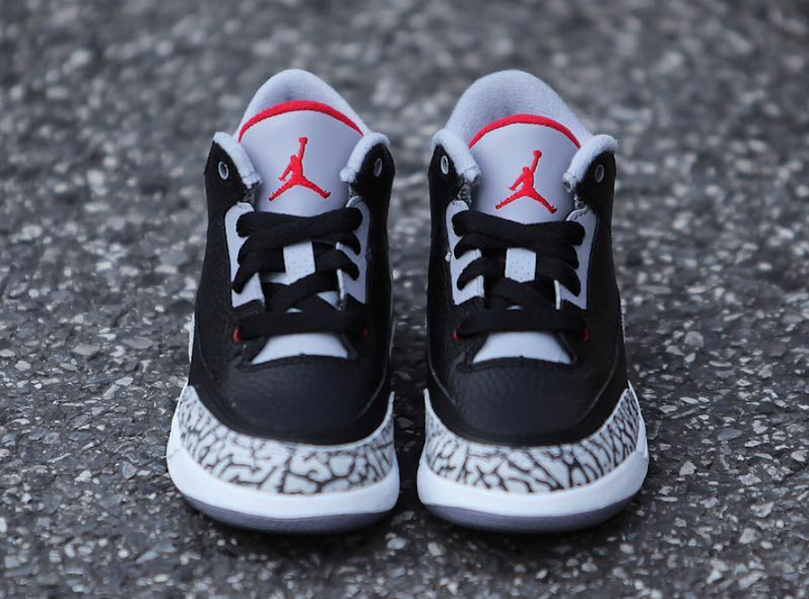Air Jordan 3 Black Cement Family Sizing