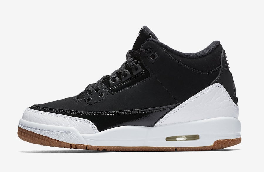 Air Jordan 3 GS Black White Gum 441140-022 Release Date