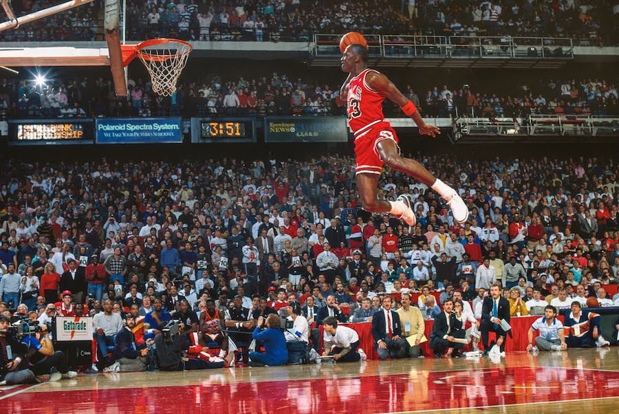 Michael Jordan 1988 Air Jordan 3 Dunk Contest Free Throw