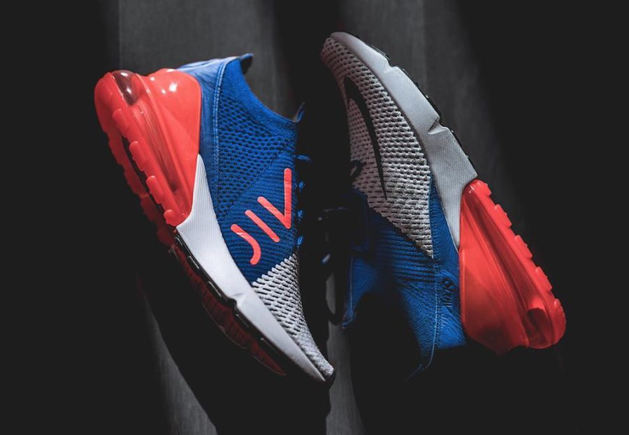 First Look: Nike Air Max 270 Flyknit in Blue and Orange