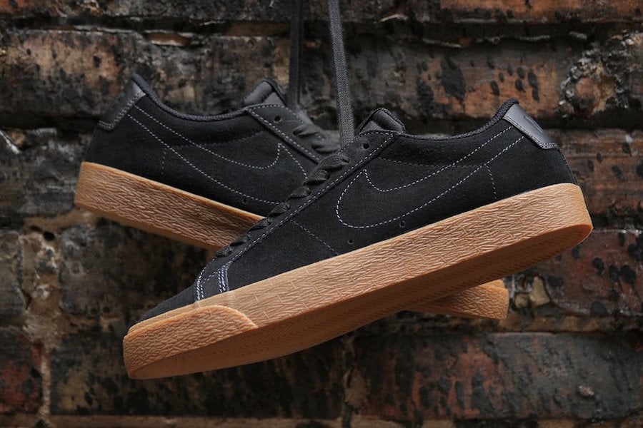 nike sb blazer black gum