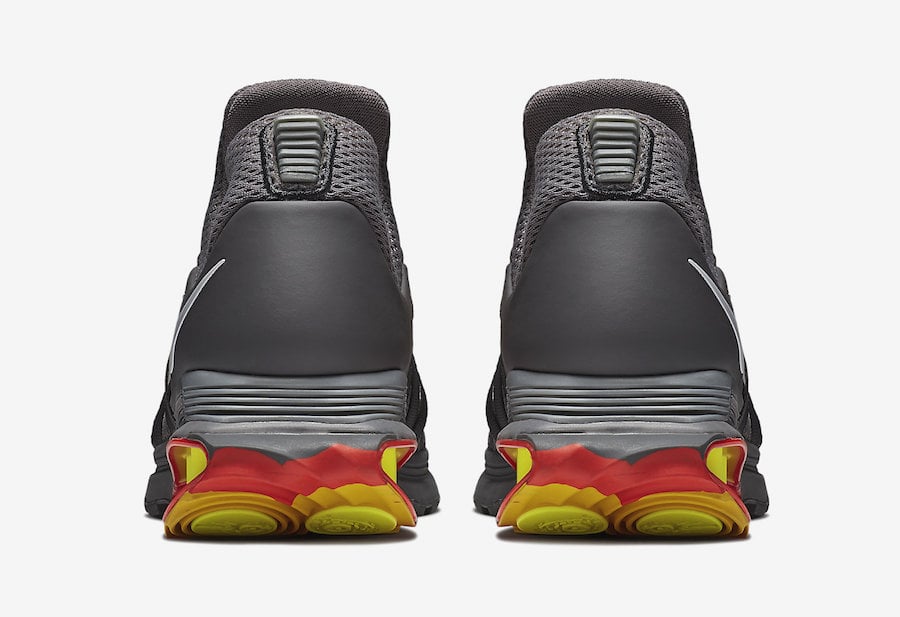 Nike Shox Gravity Grey Yellow Orange AQ8553-006