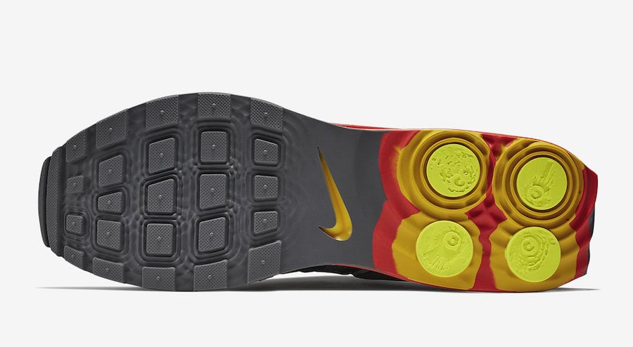 Nike Shox Gravity Grey Yellow Orange AQ8553-006
