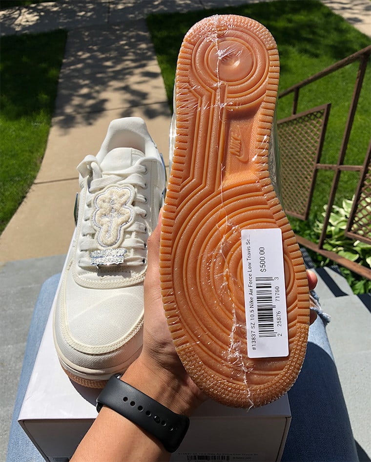 Travis Scott Nike Air Force 1 Sail AQ4211-101