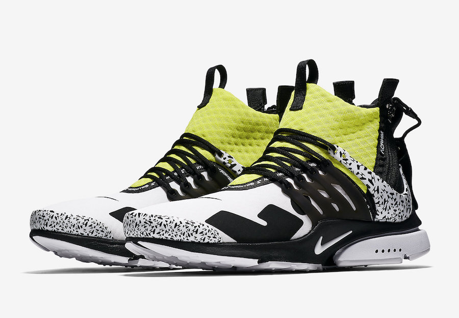 Acronym x Nike Air Presto Mid ‘Dynamic Yellow’ Official Images