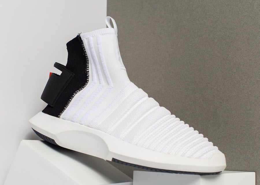 adidas Crazy 1 ADV Sock Primeknit Black Heel