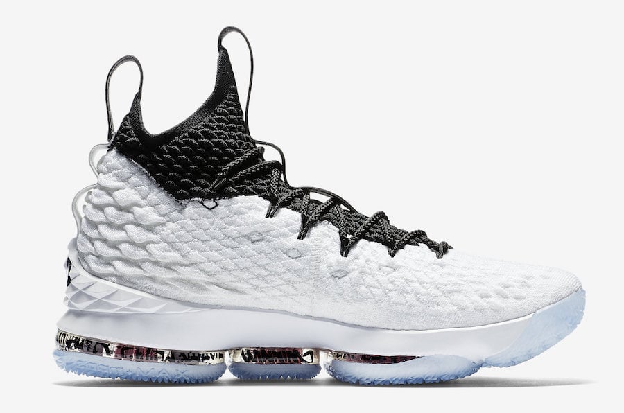 Graffiti Nike LeBron 15 White Black