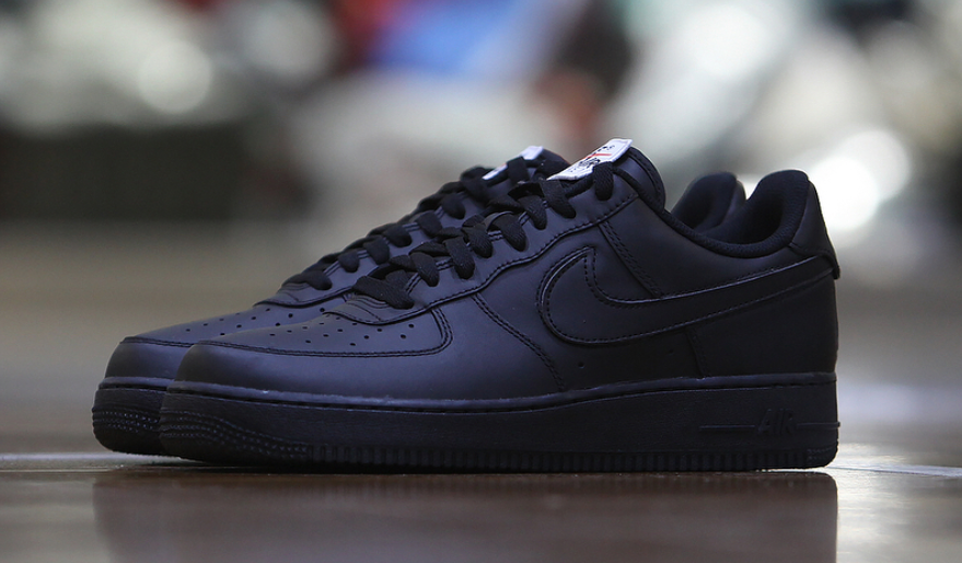 Nike Air Force 1 All-Star Velcro Swoosh Straps Black