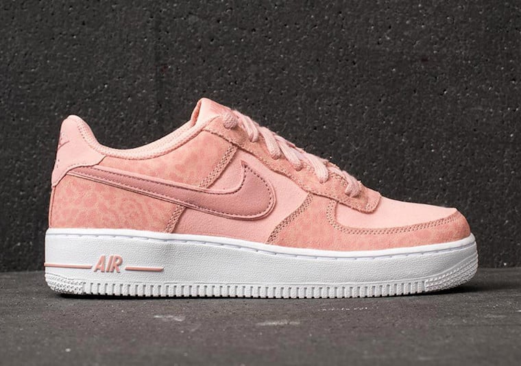 peach color air force ones