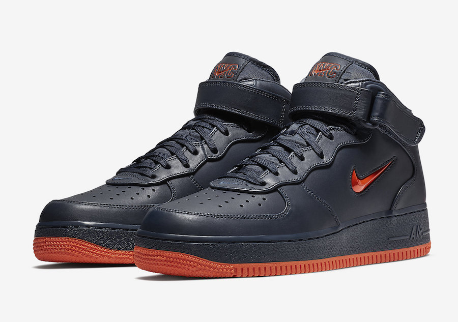 Nike Air Force 1 Mid NYC Finest FDNY AO1639-400