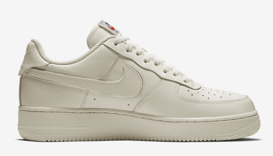 nike air force 1 swoosh pack sail