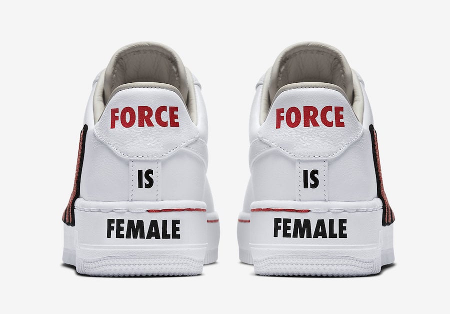 Nike Air Force 1 Upstep LX White Habanero Red 898421-101 Force is Female
