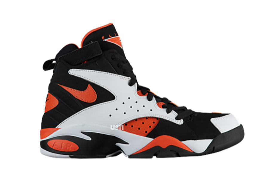 orange and black nike sneakers