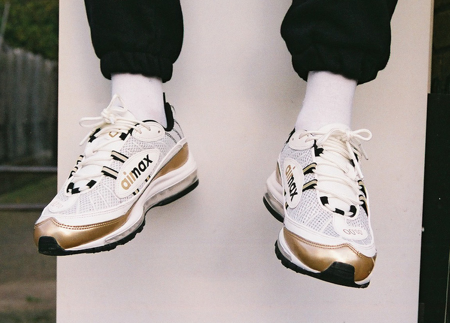 Nike Air Max 98 GMT Pack White Gold Release Date