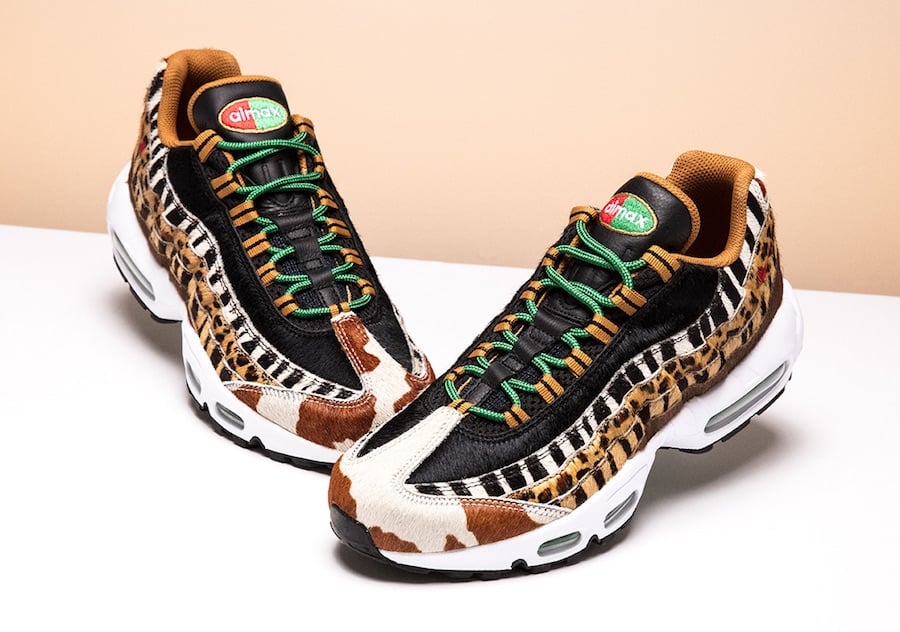 nike multi animal print air max 95