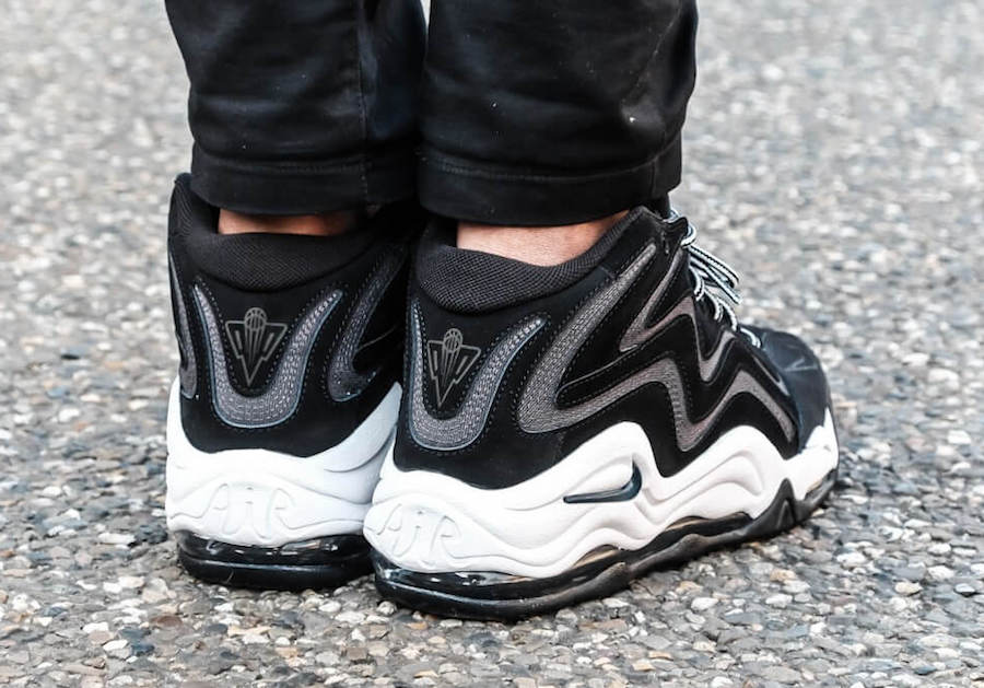 Nike Air Pippen 1 Black Anthracite Vast Grey On Feet