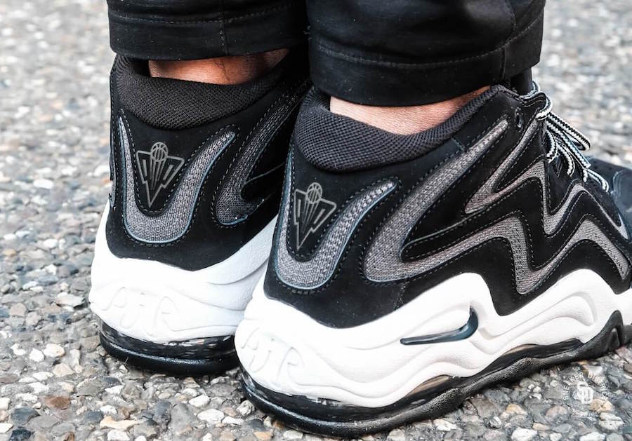 Nike Air Pippen 1 Black Anthracite Vast Grey On Feet