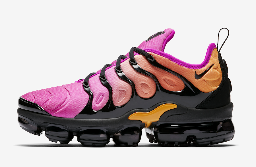 pink and orange vapormax