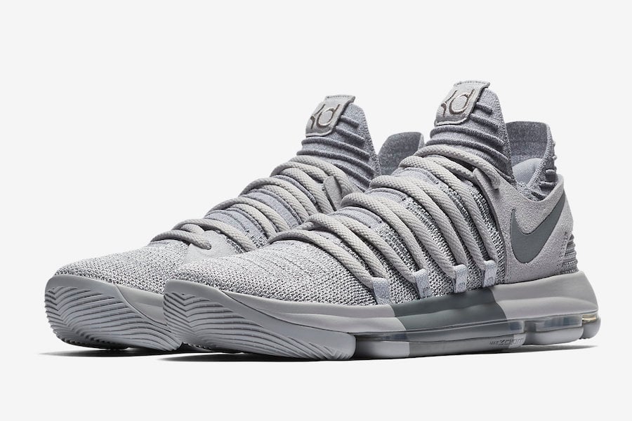 Nike KD 10 Wolf Grey Cool Grey 897815-007