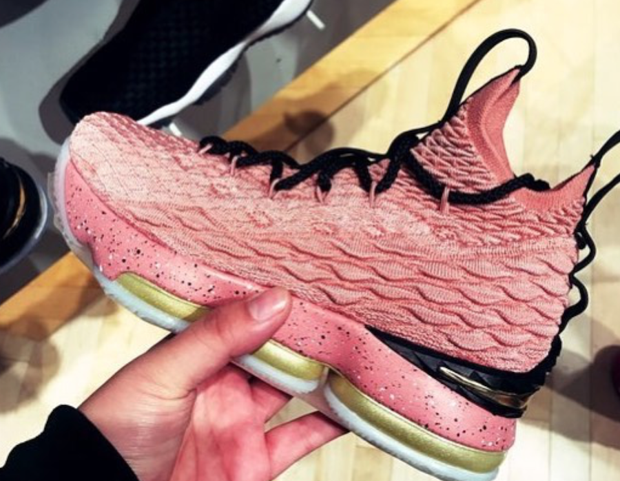 lebron james 15 pink