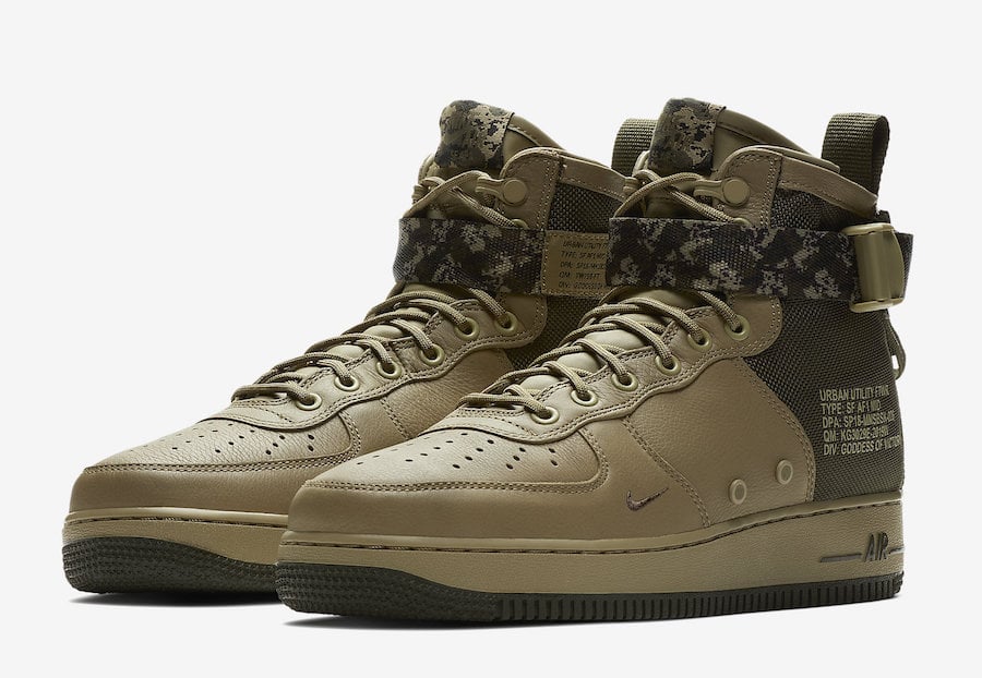 nike air force 1 sf mid mushroom