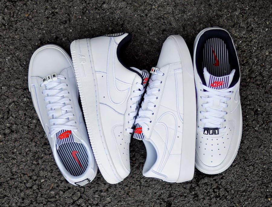 Nike Valentines Day Pack Air Force 1 Low Blazer Low Broken Heart