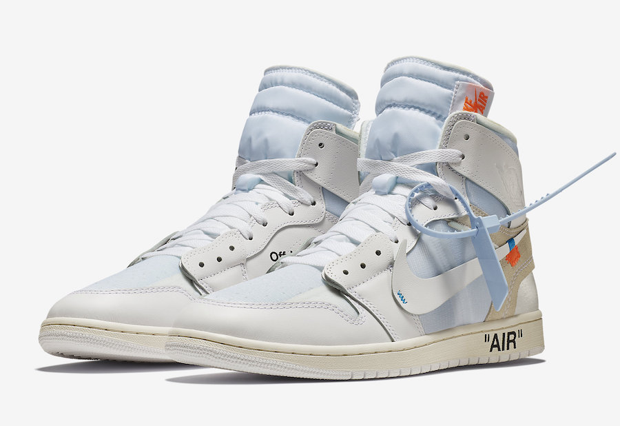 Off-White Air Jordan 1 AQ0818-100 Store Listings