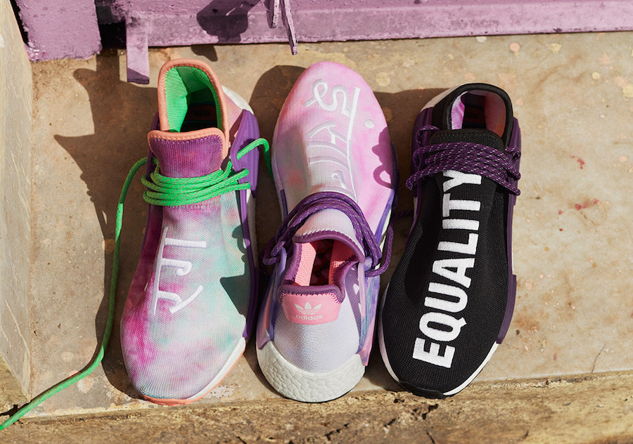 Pharrell adidas Hu Holi Powder Dye Release Date