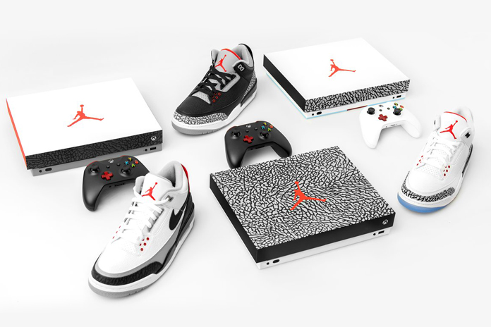 XBOX One X Console Inspired by the Air Jordan 3