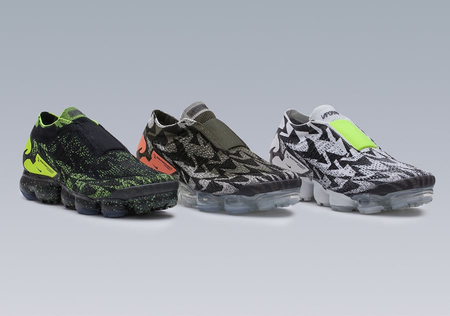 Acronym x Nike Air VaporMax Moc 2 Pack Release Dates