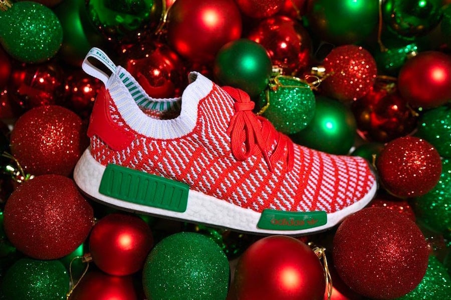 adidas NMD R1 STLT Christmas Red White Green