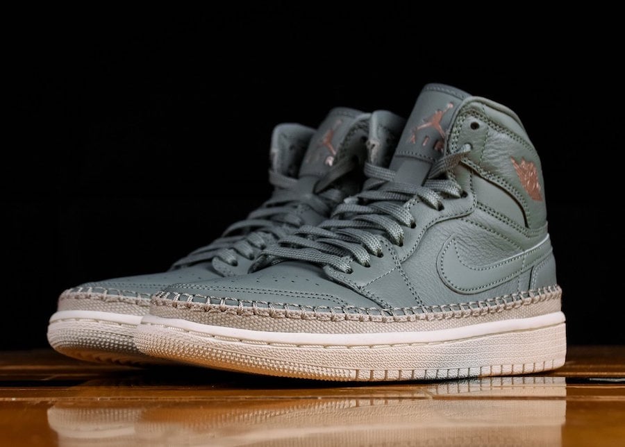 Air Jordan 1 High Premium Grey Green AH7389-315