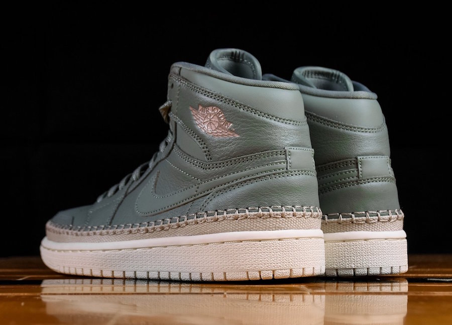 Air Jordan 1 High Premium Grey Green AH7389-315