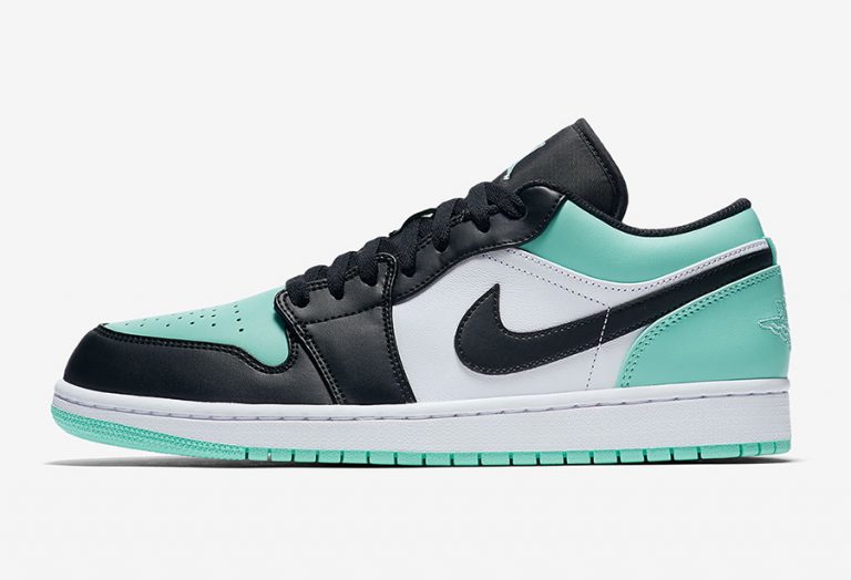 Air Jordan 1 Low Emerald 553558-117 Grey 553558-110 | SneakerFiles
