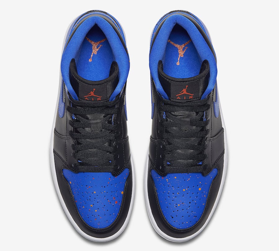 jordan royal paint splatter