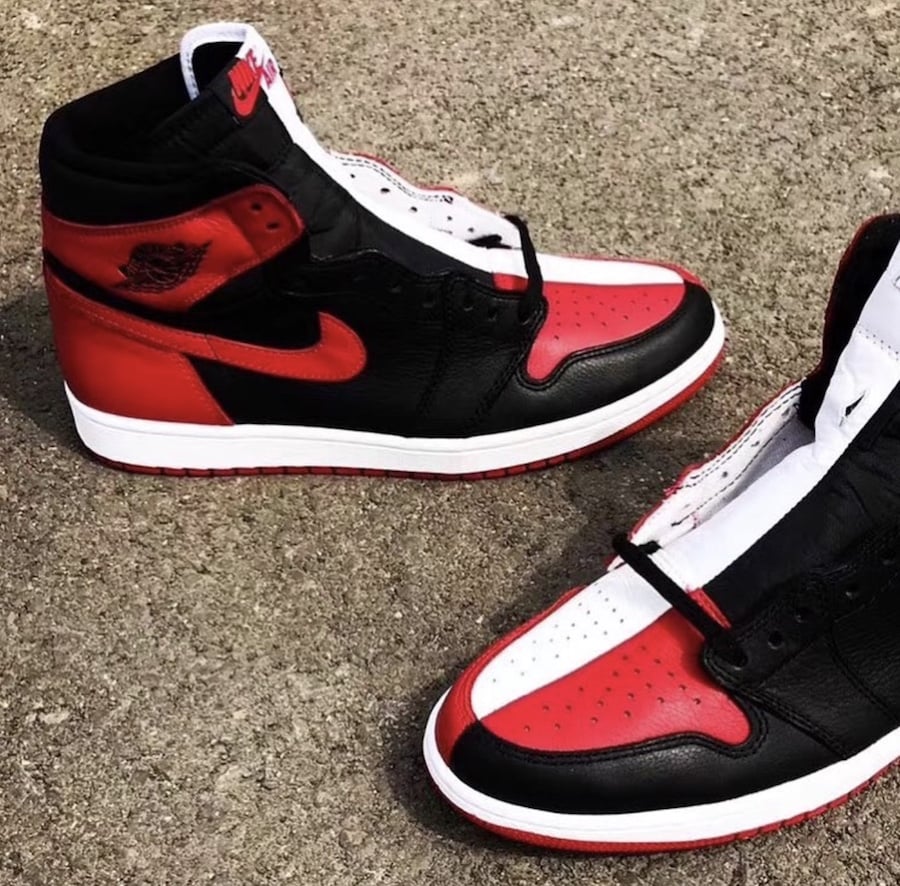 jordan 1 split red and black