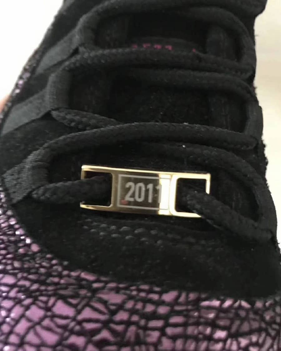 Air Jordan 11 Low Think 1 Black Purple AR5149-005