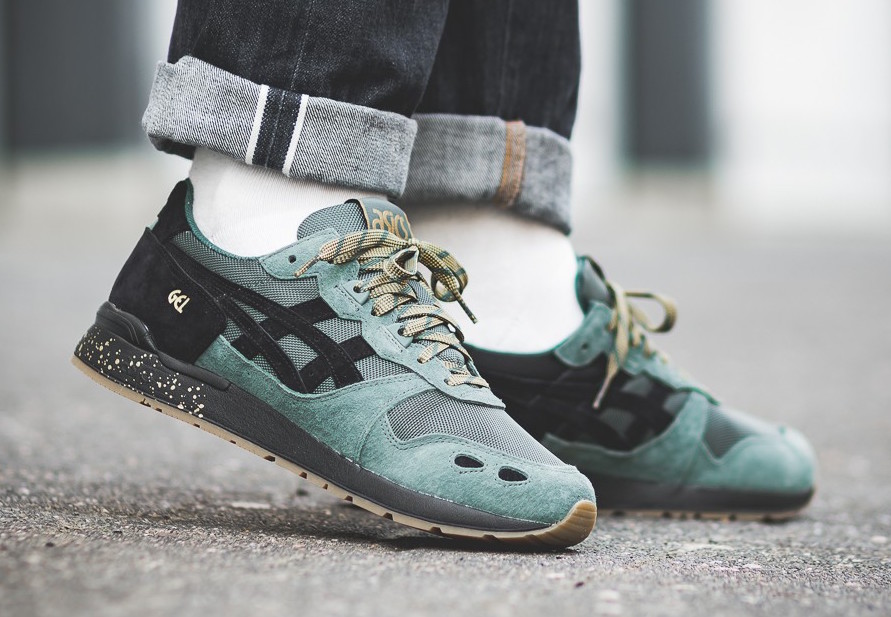 asics gel lyte forest black