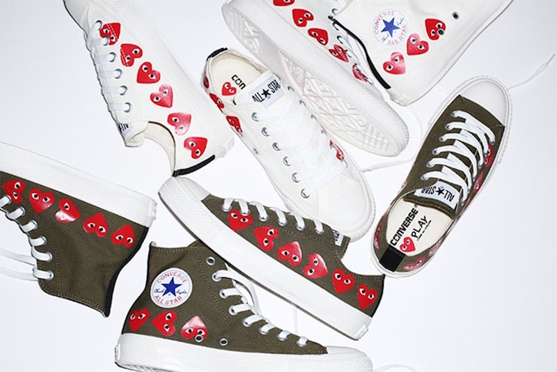 comme des garcons play women's sneakers