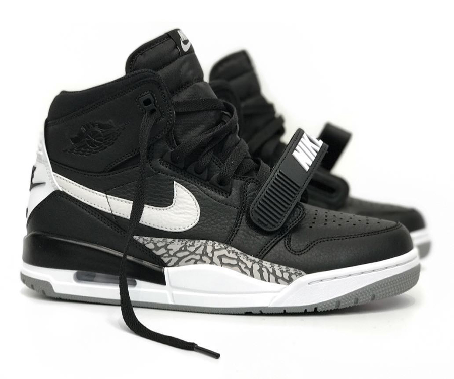 Don C x Air Jordan Legacy 312 Black White