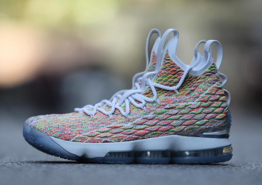 Fruity Pebbles Nike LeBron 15 White 897648-900