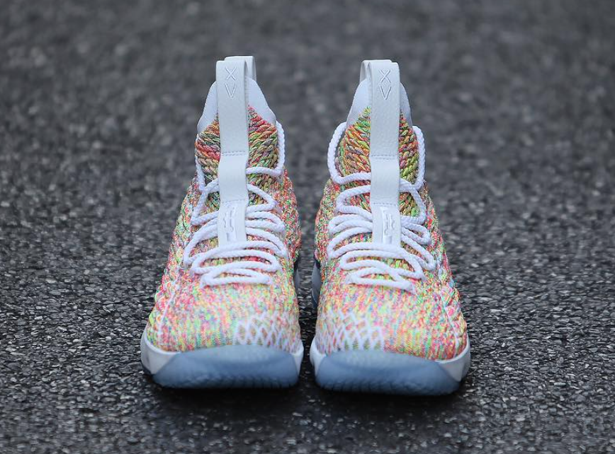 Fruity Pebbles Nike LeBron 15 White 897648-900