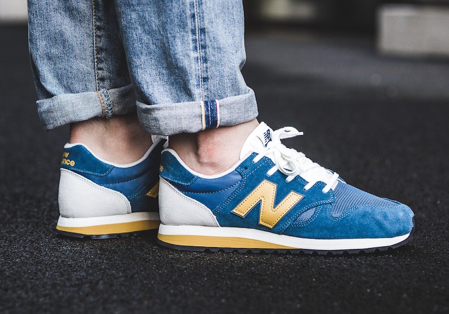 new balance blue and yellow